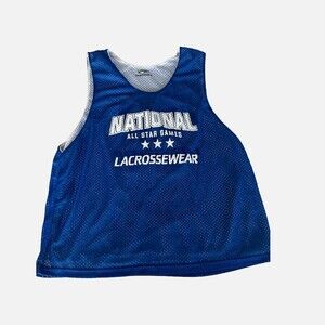 Lacrossewear Nike Powered Reversible All Star Jersey Blue White Mens Medium #11